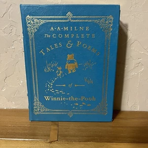THE COMPLETE TALES & POEMS OF WINNIE-THE-POOH BY A.A. MILNE 2001 LEATHER - Picture 1 of 15