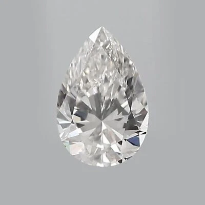 IGI Certified 0.46ct H/VS1 Facet Pear Cut Loose CVD Diamond For Handmade Ring - Image 1 of 4