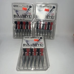 DARTS Shaped Cocktail Olive Picks Bullseye! 36ct - Picture 1 of 3