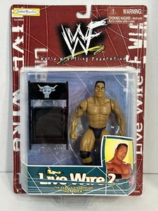 WWF LIVE WIRE 2 THE ROCK ACTION FIGURE WITH SLAMMIN' CHAIR - Picture 1 of 8