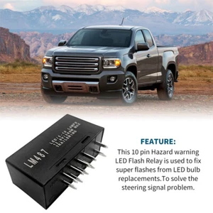 Hazard Warning LED Flasher Relay Turn Signal For 2003-07 Chevrolet Tahoe GMC - Picture 1 of 5