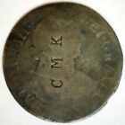 F F Spanish Colonial Brass Reales Token Counter Stamped C M K Contemporary Trade