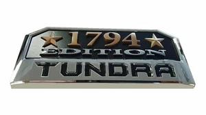 14-21 Toyota Tundra 1794 EDITION Emblem Front Door Badge Nameplate Symbol Logo - Picture 1 of 2
