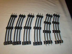 K-Line O Gauge Curved Tubular Track Lot of 6 Track Pieces - Picture 1 of 9