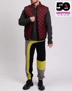 RRP €250 MICHAEL KORS Ripstop Quilted Vest Size L Water Repellent Zip High Neck - Picture 1 of 11