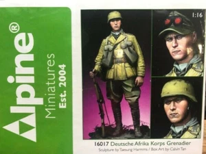 Alpine Miniatures Arfika Korps Grenadier, 1:16 scale (120mm) Kit, 16017 NIB - Picture 1 of 2
