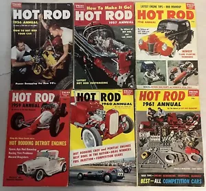1954-1961 Hot Rod Annuals. Your choice. See Table of Contents. Rare! - Imagen 1 de 17
