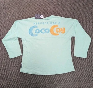 New Spirit Jersey Royal Caribbean Cruise Line Coco Cay LS Shirt Kid Size XL NWT - Picture 1 of 11