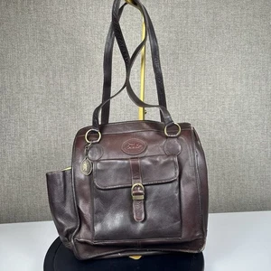 American Angel Brown Bookbag Shoulder School Travel Laptop Zipper Bag - Bild 1 von 20