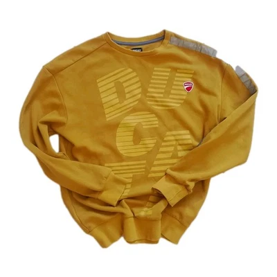 Felpa DUCATI Giallo Senape Uomo – Taglia S(Originale) Foto 1 de 3