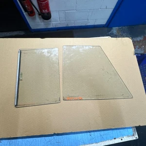 Land Rover Series 2/3 Split Front Door Top Glass Pair Windows Left Hand (S5) - Picture 1 of 13