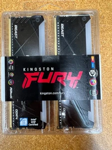 Kingston FURY Beast 32GB (2 x 16GB) 288-Pin PC RAM DDR4 3200- KF432C16BB12AK2/32 - Picture 1 of 3