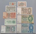 1 Reichspfennig - 100 Reichsmark  Banknoten WK2