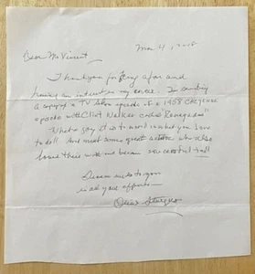 OLIVE STURGESS, CARTA AUTOGRAFIADA 100% AUTÉNTICA, ACTRIZ, ¡GUAU! - Imagen 1 de 1
