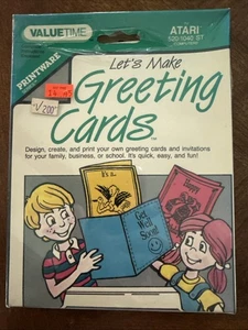 Let's Make Greeting Cards (Atari ST, 1986) Brandneu, Factory Sealed! - Bild 1 von 8