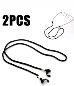 2x Eyeglasses chain neck lanyard for eyewear reading glasses sunglasses fashion - Picture 1 of 7
