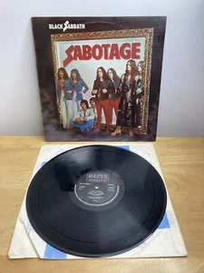 Black Sabbath - Sabotage UK 1975 1st NEMS 9119 001 Hard Rock Mis-Spelling LP - Imagen 1 de 17