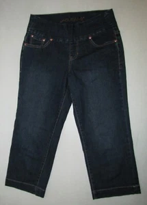 Womens Jag Jeans Pull-On Classic Fit Stretch Capris. Size 8P Blue. 22" Inseam. - Picture 1 of 2
