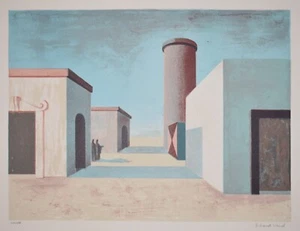 Listed German Artist Gerhard Wind, Original Lithograph Early Surrealism Work - Picture 1 of 7
