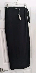 Neu mit Etikett New York Company Maxirock schwarz seitlich zum Binden Größe 4 - Bild 1 von 9