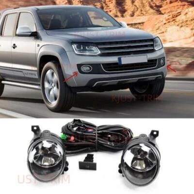 For VW Volkswagen Amarok 2011-2015 Fog Lights Front Driving Lamps Complete Kit Foto 1 de 4