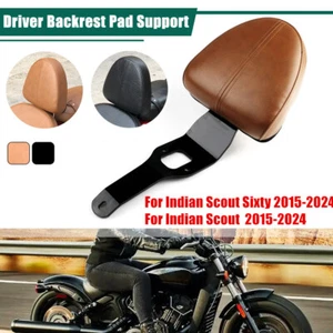 Fahrer Rückenlehne Pad mit Unterstützung für Indian Scout / Sixty 2015-2024 - Picture 1 of 17