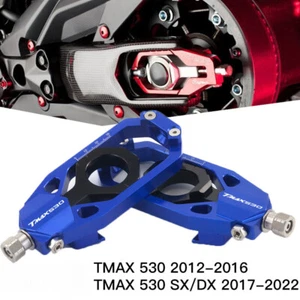 Motorcycle Chain Adjusters Tensioners Accessories For YAMAHA TMAX 530 DX SX - Picture 1 of 27