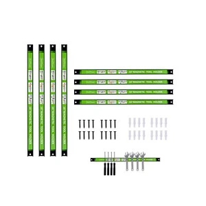 Magnetic Tool Holder 18 Inch 8 Pack Heavy Duty Magnet Tool Bar Strip Rack Wal... - Picture 1 of 9