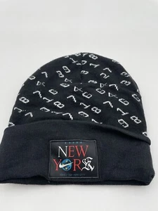 Nike NYC Beanie Hat Black New York City Mens Winter Hat Numbers NWOT - Picture 1 of 4