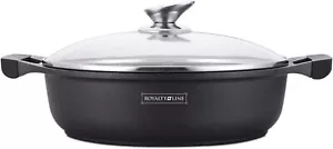 Schmorpfanne Bräter 32cm Pfanne m. Deckel Schmortopf Topf Induktion Antihaft - Bild 1 von 7