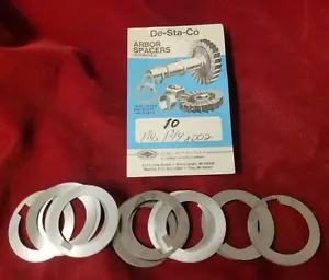 DESTACO 30423 Arbor Spacers 1-1/4" x 1-3/4" x .002 W/KEYWAY LOT OF 20 Shims - Picture 1 of 3