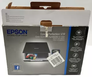 NEW Open Box Epson Perfection V19 J371A Color Photo Document Scanner N1609 C9 - Picture 1 of 11