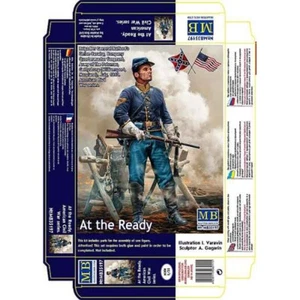 Serie Guerra Civile Americana. At the Ready MASTER BOX MB35197 kit figurine scala 1:35 - Foto 1 di 13