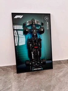 31.5" Metal Display wall mount for LEGO 42171 Mercedes AMG F1 W14 - Picture 1 of 23