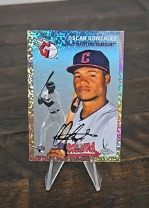 2023 topps chrome platinum rose gold mini diamond/75 Oscar Gonzales Yankees - Picture 1 of 2