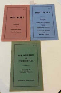 Flies Wet Dry Hair Wing Streamer Dressings John E Veniard 3 books fishing 1965 - Picture 1 of 8