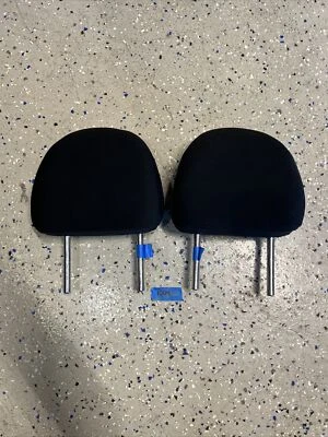 2014-2019 Nissan Versa Note REAR HEADRESTS Head Rest Right Cloth SET BLACK - Image 1 of 4