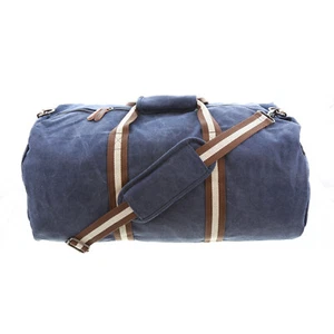 Large Vintage Canvas Holdall AIRLINE HAND LUGGAGE APPROVED, Weekend Bag - Picture 1 of 10