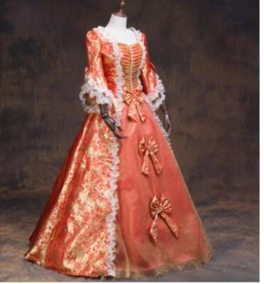 Victorian Medieval Renaissance Costume Dress Marie Antoinette Theater Gown New  - Image 1 of 4