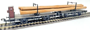 Fleischmann Drehschemel Langholzwagen - 101 500 Hrnmz + 45 051 Hrmz - HO H0 1:87 - Bild 1 von 5