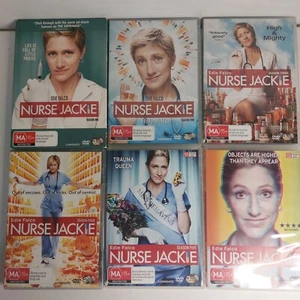 Nurse Jackie 2009 DVD Seasons 1 2 3 4 5 6 Bundle 17 Discs Region 4 MA15+ - Picture 1 of 24
