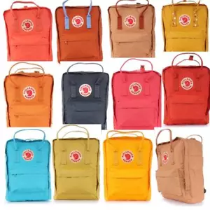 Fjallraven Kanken 23510 klassischer Unisex wasserdichter Reißverschlussrucksack in Marineblau - Bild 1 von 48