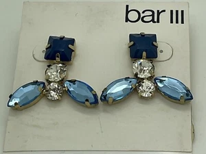 Bar III Orecchini a Goccia Cristallo Blu - Foto 1 di 3