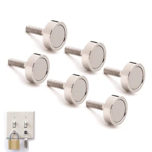LIGHTSMAX Modern Magnetic Key Rack (6 Pack) - Picture 1 of 7