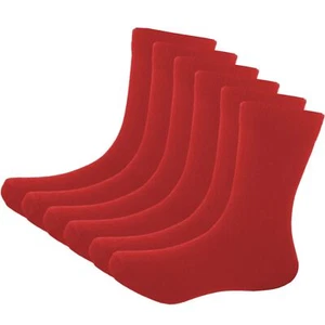 Chico Liso Calcetines Uniforme Escolar Algodón Niños Tobillo Calcetín 6 Pares - Imagen 1 de 38