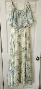 Vintage ILGWU 70's Prom Bridesmaid Maxi Dress XS/S - Picture 1 of 7