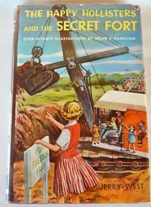 HCDJ 1955 The Happy Hollisters & The Secret Fort by Jerry West Plastic Cover USA - Picture 1 of 7