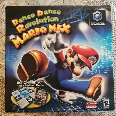 Dance Dance Revolution: Mario Mix Bundle Nintendo GameCube, 2005 NEW SEALED Read - Image 1 of 4