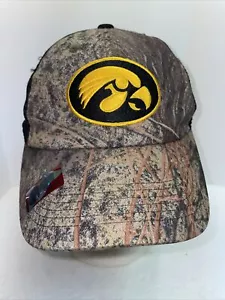 IOWA HAWKEYES CAMO, MESH BASEBALLMÜTZE NEU MIT ETIKETT VERSTELLBAR - Bild 1 von 10