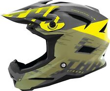 THH T-42 Extreme BMX Bike Helmet Khaki/Yellow